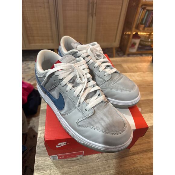 Nike Dunk Low QS Metalic Silver / Agean Storm size 10 2024 main image 5
